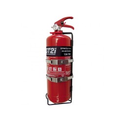 Extincteur main acier mécanique 2Kg poudre