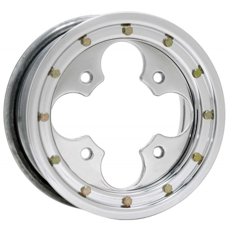 JANTE ALU DWT 10X8 3+5 ENTRAXE 4X110 BEADLOCK SHAMROCK (écrou conique)