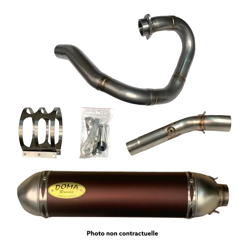 Ligne complète Doma Honda CRF 450 R 2009 Ligne complète Doma Honda CRF 450 R 2009