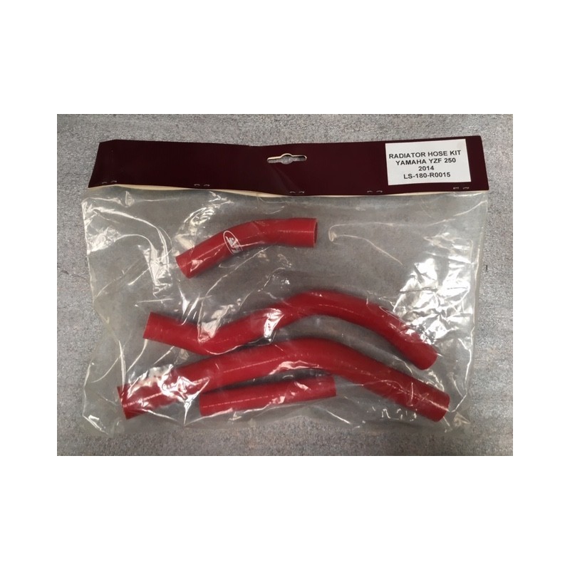 KIT DURITES RADIATEURS LS DESIGN ROUGE YZF 250 14 - 15