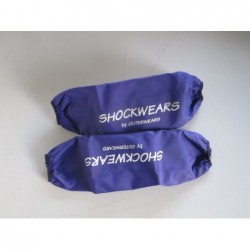 Housses d'amortisseurs SHOCKWEARS violet 17x27 cm