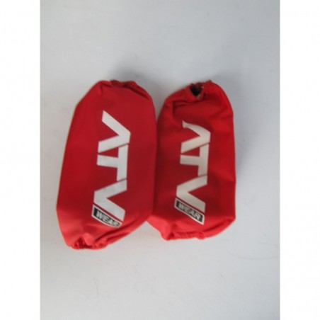 Housses d'amortisseurs ATV WEAR rouge 20x19 cm