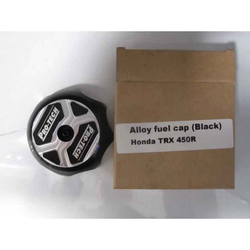 Bouchon de reservoir noir alu TRX450R Bouchon de reservoir noir alu TRX450R