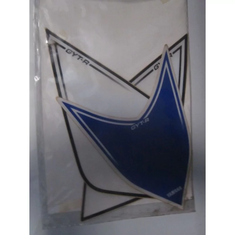 Kit deco GYT-R Yamaha Yfz 450 carbu bleu et blanc Kit deco GYT-R Yamaha Yfz 450 carbu bleu et blanc